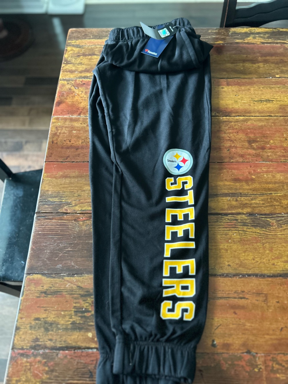 Fanatics Steelers Black Athletic fleece pants
